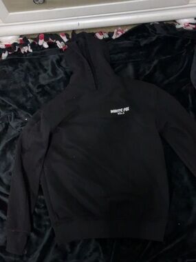 White Fox Hoodie Sweatshirt